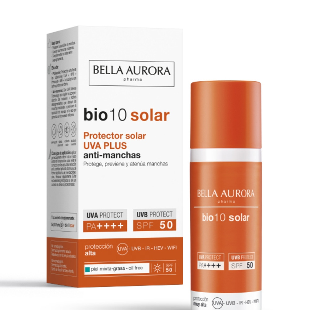 Comprar Bella Aurora - Protector solar antimanchas SPF50+ - Piel  mixta-grasa