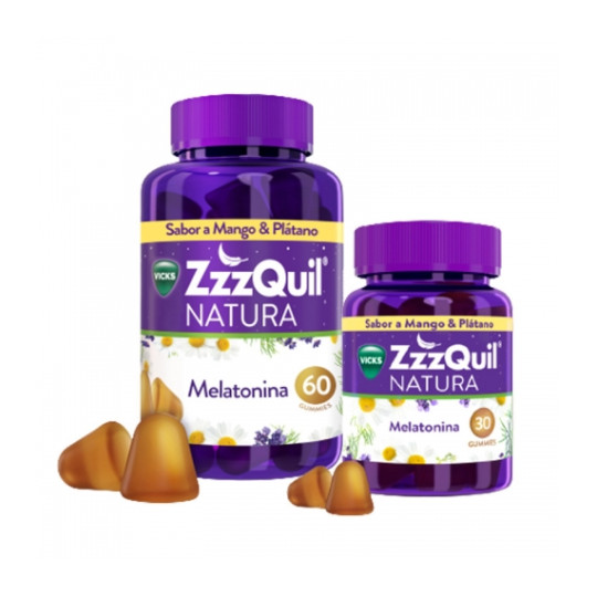 ZZZQUIL NATURA PACK 60+30 SABOR MANGO Y PLATANO