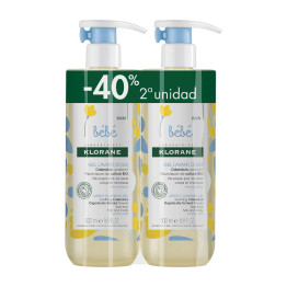 Pack de 2 gel-shampoo suave para piel y cabello de bebé, 400 ml c/u, ISDIN  - ISDIN