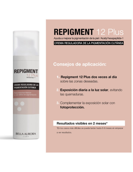 BELLA AURORA PACK REPIGMENT 12 PLUS CREMA + REPIGMENT SUN 30 CÁPSULAS DE REGALO