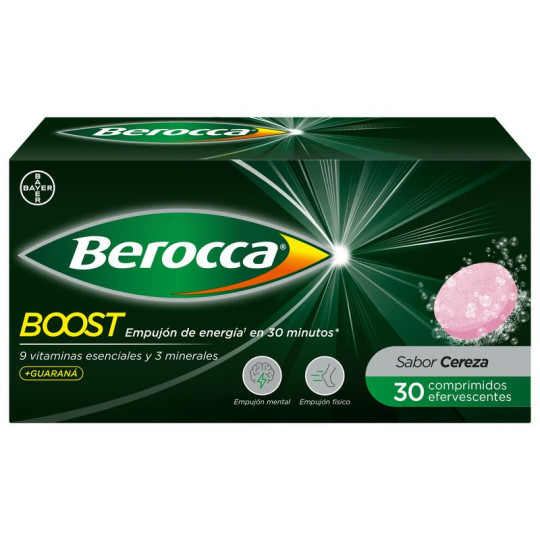 BEROCCA BOOST 30 COMPRIMIDOS EFERVESCENTES