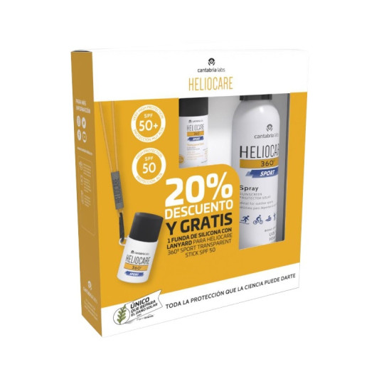 HELIOCARE 360º SPRAY SPORT + STICK SPORT SPF 50+