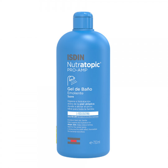 ISDIN NUTRATOPIC PRO-AMP GEL DE BAÑO EMOLIENTE PIEL ATÓPICA 750 ML