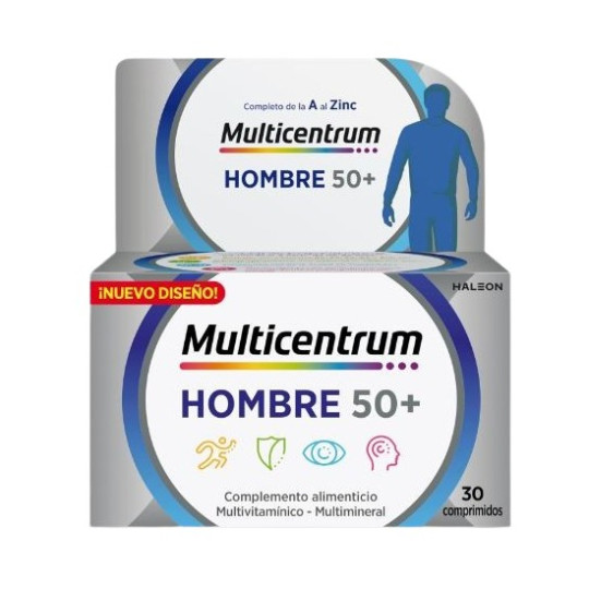 MULTICENTRUM HOMBRE 50+ 30 COMPRIMIDOS