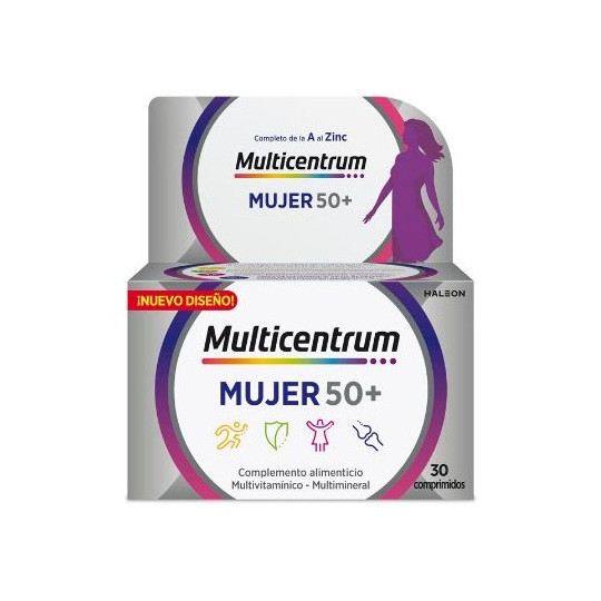 MULTICENTRUM MUJER 50+ 30 COMPRIMIDOS