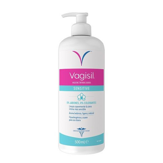 VAGISIL GEL HIGIENE INTIMA SENSITIVE 500ML