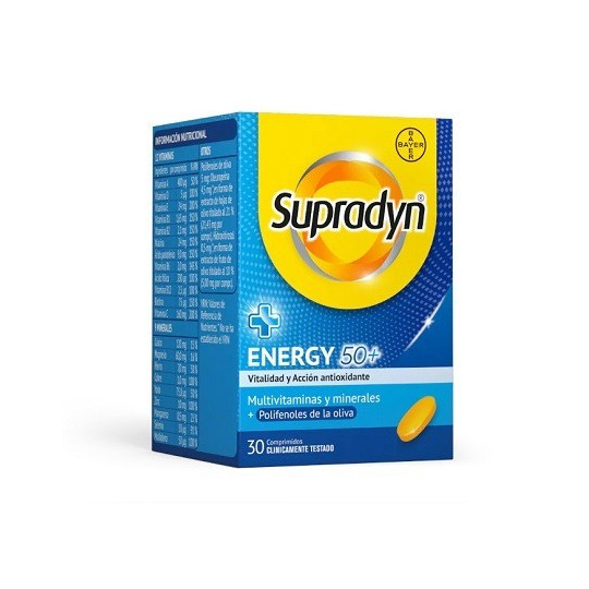 SUPRADYN ENERGY 50+ 30 COMPRIMIDOS