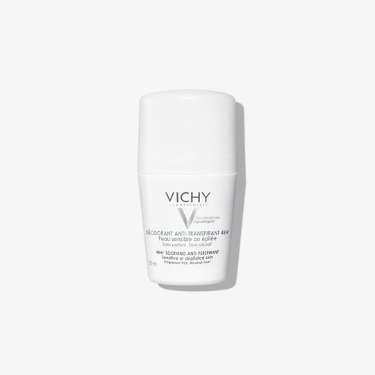 VICHY DESODORANTE ROLL-ON ANTI-TRANSPIRANTE PIEL SENSIBLE 48 HORAS 50 ML