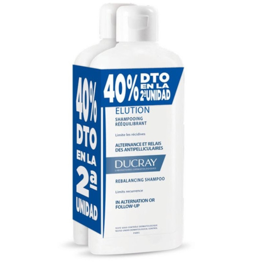 DUCRAY ELUTION CHAMPU DUPLO 400ML