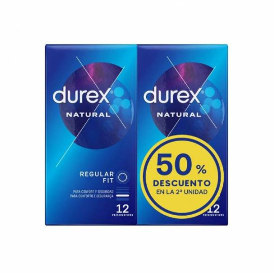 DUREX PACK PRESERVATIVO NATURAL...