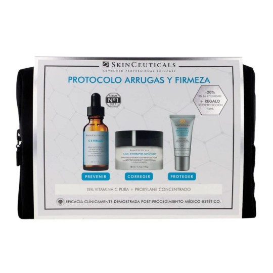 SKINCEUTICALS COFRE CE FERULIC + AGE INTERRUPTER + REGALO ADVANCED BRIGHTENING SPF 50