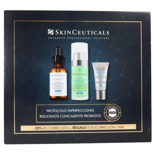 SKINCEUTICALS COFRE SILYMARIN CF + PHYTO A+  REGALO ADVANCED BRIGHTENING SPF 50