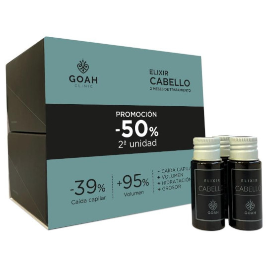 GOAH ELIXIR CABELLO PROMOCION 60 VIALES - 50% 2ª UNIDAD