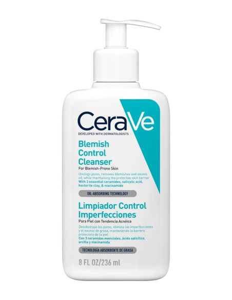 CERAVE LIMPIADOR CONTROL IMPERFECCIONES 236 ML