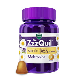 ZZZQUIL NATURA  30 GOMINOLAS SABOR MANGO Y PLATANO