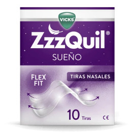 ZZZQUIL SUEÑO 10 TIRAS NASALES