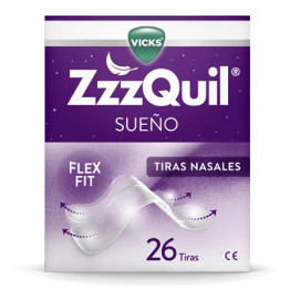 ZZZQUIL SUEÑO  26 TIRAS NASALES