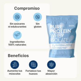 BAIA PURE PROTEIN WHEY ISOLATE NEUTRA 750 GRS 25 DOSIS 2