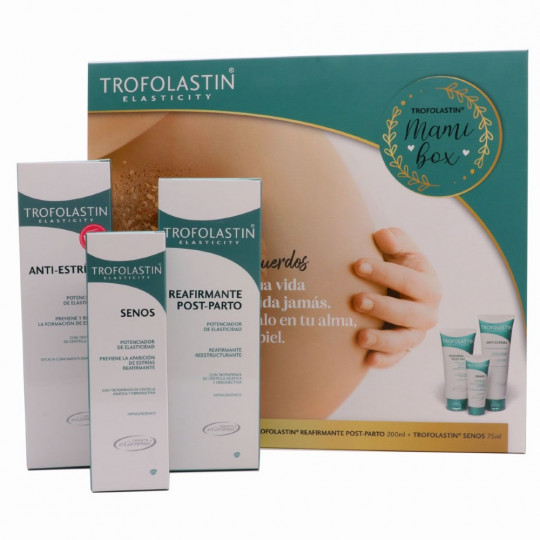 Trofolastin - Reafirmante de Senos -Crema antiestrías para senos,  restructura y tensa la piel - Con Centella asiática- 75 ml